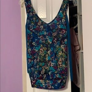 Floral print crop top